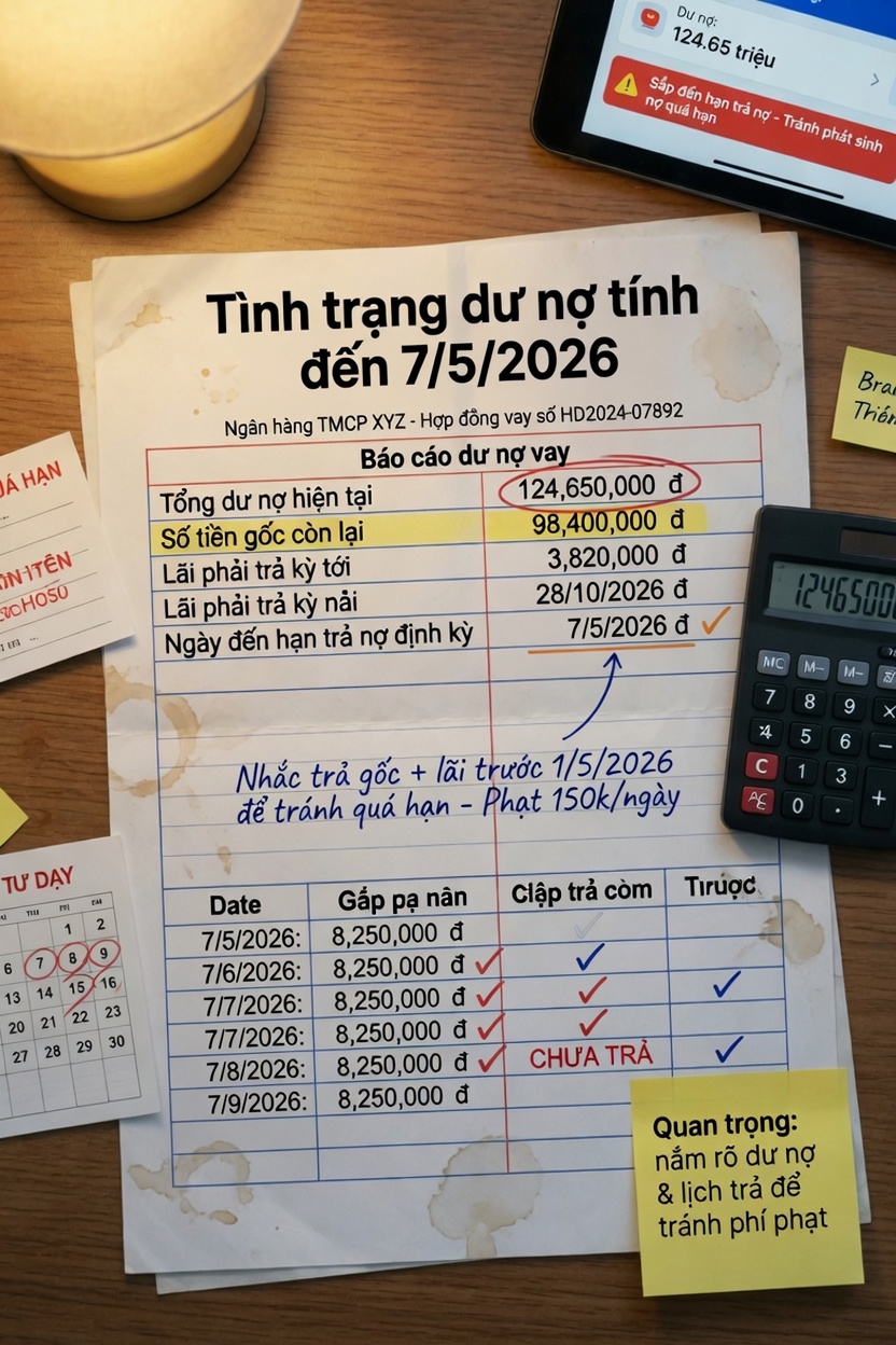 Cách tra cứu khoản vay BIDV đơn giản – dễ dàng – chính xác